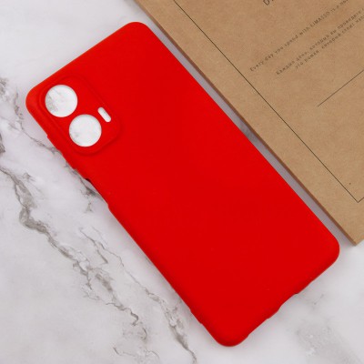Чохол Silicone Cover Lakshmi Full Camera (AA) для Motorola Moto G24 Червоний / Red
