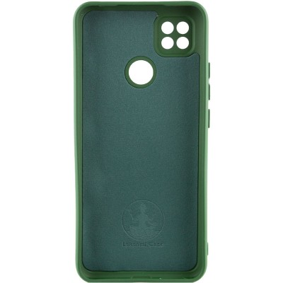 Чохол Silicone Cover Lakshmi Full Camera (AA) для Oppo A15s / A15 Зелений / Dark green
