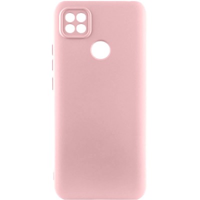 Чохол Silicone Cover Lakshmi Full Camera (AA) для Oppo A15s / A15 Рожевий / Pink