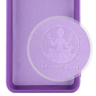 Чохол Silicone Cover Lakshmi Full Camera (AA) для Oppo A15s / A15 Фіолетовий / Purple