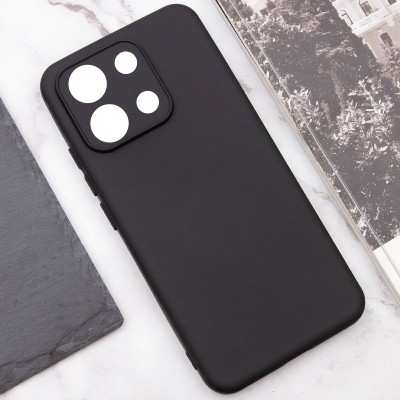 Чохол Silicone Cover Lakshmi Full Camera (AA) для Xiaomi Redmi Note 13 Pro 4G / Poco M6 Pro 4G Чорний / Black