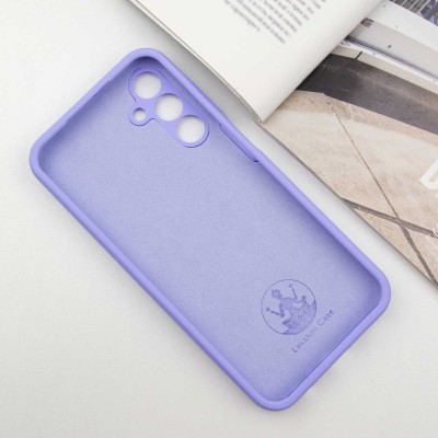 Чохол Silicone Cover Lakshmi Full Camera (AAA) with Logo для Samsung Galaxy A15 4G/5G / M15 5G Бузковий / Dasheen