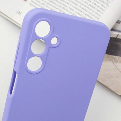 Чохол Silicone Cover Lakshmi Full Camera (AAA) with Logo для Samsung Galaxy A15 4G/5G / M15 5G Бузковий / Dasheen