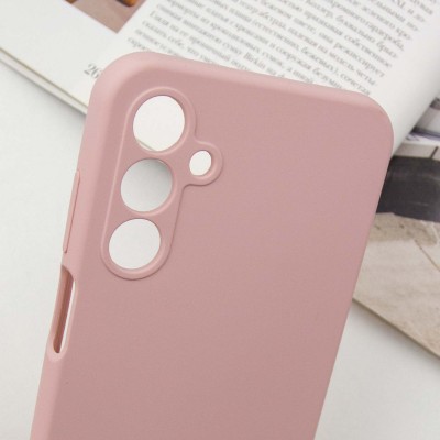 Чохол Silicone Cover Lakshmi Full Camera (AAA) with Logo для Samsung Galaxy A15 4G/5G / M15 5G Рожевий / Pink Sand