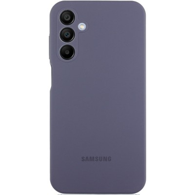 Чохол Silicone Cover Lakshmi Full Camera (AAA) with Logo для Samsung Galaxy A15 4G/5G / M15 5G Сірий / Dark Gray