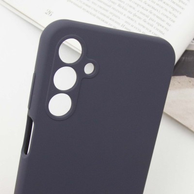 Чохол Silicone Cover Lakshmi Full Camera (AAA) with Logo для Samsung Galaxy A15 4G/5G / M15 5G Сірий / Dark Gray