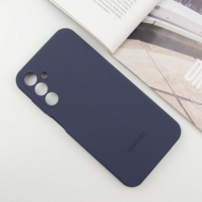 Чохол Silicone Cover Lakshmi Full Camera (AAA) with Logo для Samsung Galaxy A15 4G/5G / M15 5G Темно-синій / Midnight blue
