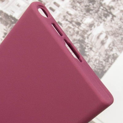 Чохол Silicone Cover Lakshmi Full Camera (AAA) with Logo для Samsung Galaxy S24 Ultra Бордовий / Plum