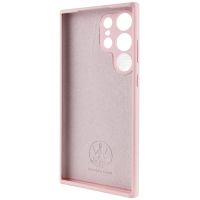 Чохол Silicone Cover Lakshmi Full Camera (AAA) with Logo для Samsung Galaxy S24 Ultra Рожевий / Pink Sand
