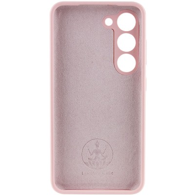 Чохол Silicone Cover Lakshmi Full Camera (AAA) with Logo для Samsung Galaxy S24 Рожевий / Pink Sand