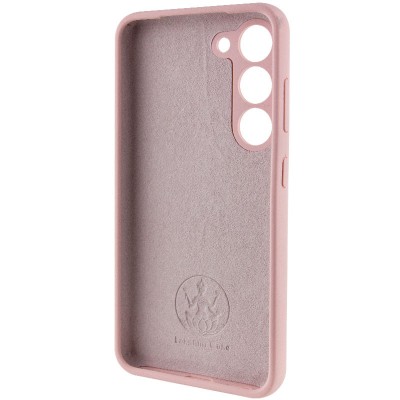 Чохол Silicone Cover Lakshmi Full Camera (AAA) with Logo для Samsung Galaxy S24 Рожевий / Pink Sand
