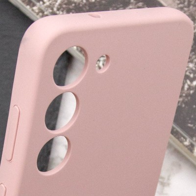 Чохол Silicone Cover Lakshmi Full Camera (AAA) with Logo для Samsung Galaxy S24 Рожевий / Pink Sand