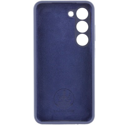 Чохол Silicone Cover Lakshmi Full Camera (AAA) with Logo для Samsung Galaxy S24 Темно-синій / Midnight blue