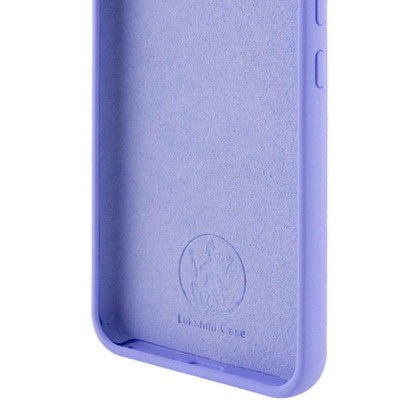 Чохол Silicone Cover Lakshmi Full Camera (AAA) with Logo для Xiaomi Redmi 12 Бузковий / Dasheen