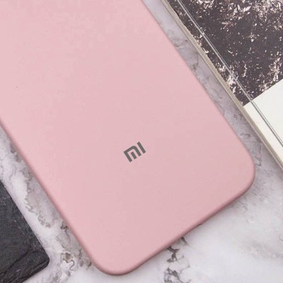 Чохол Silicone Cover Lakshmi Full Camera (AAA) with Logo для Xiaomi Redmi 12 Рожевий / Pink Sand