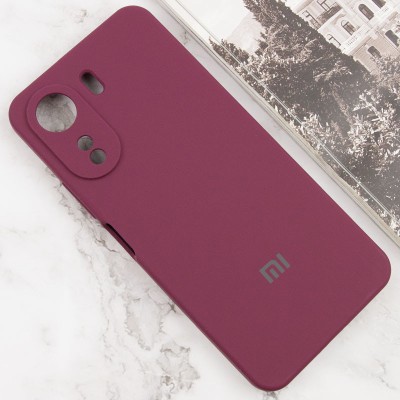 Чохол Silicone Cover Lakshmi Full Camera (AAA) with Logo для Xiaomi Redmi 13C / Poco C65 Бордовий / Plum Чохол Silicone Cover Lakshmi Full Camera (AAA) with Logo для Xiaomi Redmi 13C / Poco C65 Бордовий / Plum