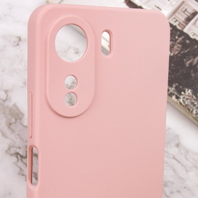 Чохол Silicone Cover Lakshmi Full Camera (AAA) with Logo для Xiaomi Redmi 13C / Poco C65 Рожевий / Pink Sand