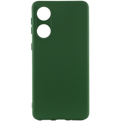 Чохол Silicone Cover Lakshmi Full Camera (AAA) для Oppo A78 4G Зелений / Cyprus Green