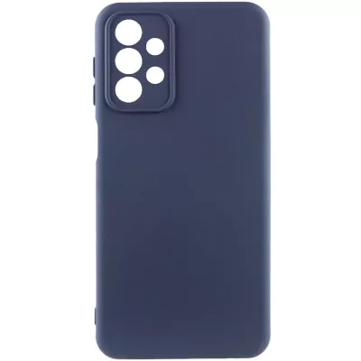 Чохол Silicone Cover Lakshmi Full Camera (AAA) для Samsung Galaxy A32 4G Темно-синій / Midnight blue