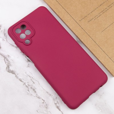 Чохол Silicone Cover Lakshmi Full Camera (AAA) для Samsung Galaxy M33 5G Бордовий / Plum