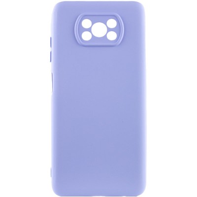 Чохол Silicone Cover Lakshmi Full Camera (AAA) для Xiaomi Poco X3 NFC / Poco X3 Pro Бузковий / Dasheen