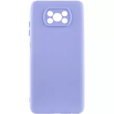 Чохол Silicone Cover Lakshmi Full Camera (AAA) для Xiaomi Poco X3 NFC / Poco X3 Pro Бузковий / Dasheen