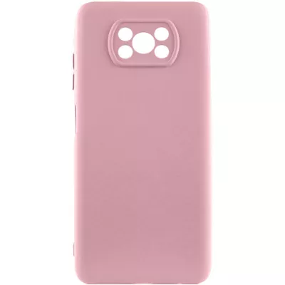 Чохол Silicone Cover Lakshmi Full Camera (AAA) для Xiaomi Poco X3 NFC / Poco X3 Pro Рожевий / Pink Sand