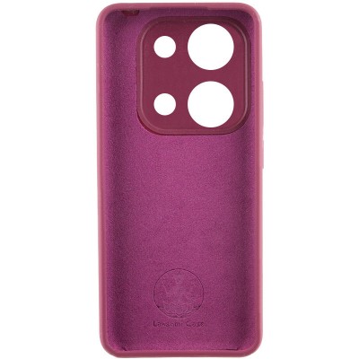 Чохол Silicone Cover Lakshmi Full Camera (AAA) для Xiaomi Redmi Note 13 4G Бордовий / Plum