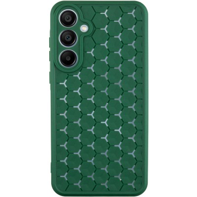 Чохол TPU Honeycomb для Samsung Galaxy A35 Зелений / Cyprus Green