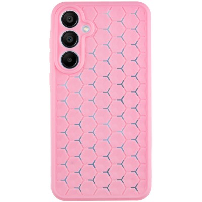 Чохол TPU Honeycomb для Samsung Galaxy A35 Рожевий / Light pink