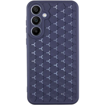 Чохол TPU Honeycomb для Samsung Galaxy A35 Темно-синій / Midnight blue