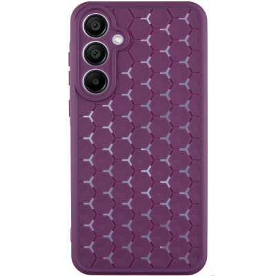 Чохол TPU Honeycomb для Samsung Galaxy A55 Фіолетовий / Dark Purple
