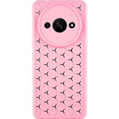 Чохол TPU Honeycomb для Xiaomi Redmi A3 Рожевий / Light pink Чохол TPU Honeycomb для Xiaomi Redmi A3 Рожевий / Light pink