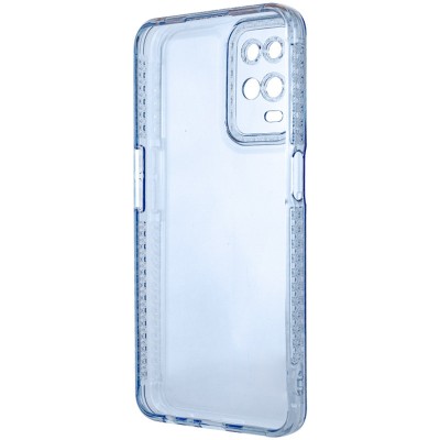 Чохол TPU Starfall Clear для Oppo A17 Блакитний