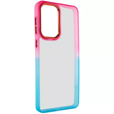 Чохол TPU+PC Fresh sip series для Motorola Moto E13 Бірюзовий / Рожевий