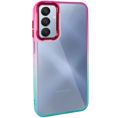 Чохол TPU+PC Fresh sip series для Samsung Galaxy A15 4G/5G Бірюзовий / Рожевий