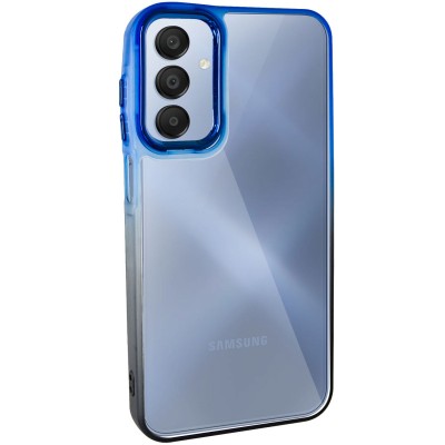 Чохол TPU+PC Fresh sip series для Samsung Galaxy A24 4G Чорний / Синій