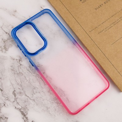 Чохол TPU+PC Fresh sip series для Samsung Galaxy A35 Рожевий / Синій