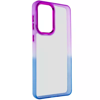 Чохол TPU+PC Fresh sip series для Samsung Galaxy A35 Синій / Фіолетовий