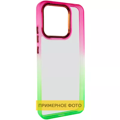 Чохол TPU+PC Fresh sip series для Xiaomi Redmi 12 Салатовий / Рожевий