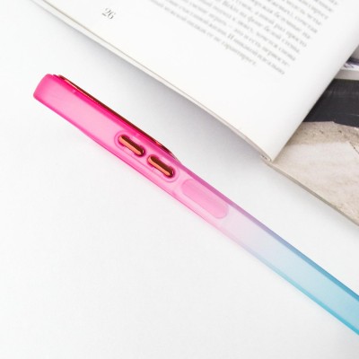 Чохол TPU+PC Fresh sip series для Xiaomi Redmi Note 12 4G Бірюзовий / Рожевий