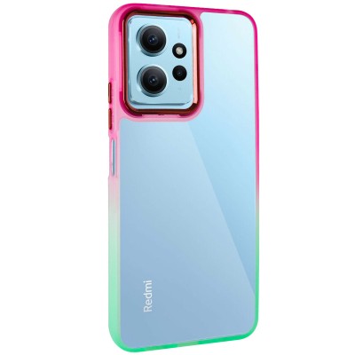 Чохол TPU+PC Fresh sip series для Xiaomi Redmi Note 12 4G Салатовий / Рожевий Чохол TPU+PC Fresh sip series для Xiaomi Redmi Note 12 4G Салатовий / Рожевий