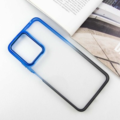 Чохол TPU+PC Fresh sip series для Xiaomi Redmi Note 12 4G Чорний / Синій