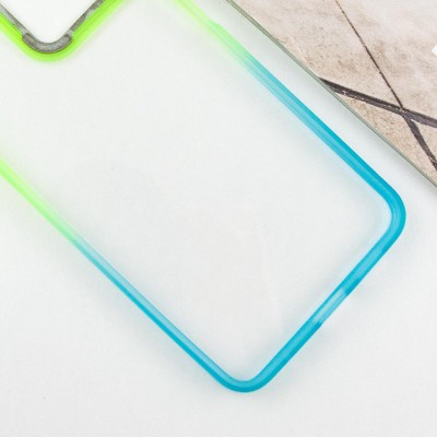 Чохол TPU+PC Fresh sip series для Xiaomi Redmi Note 13 Pro 4G / Poco M6 Pro 4G Бірюзовий / Лимонний