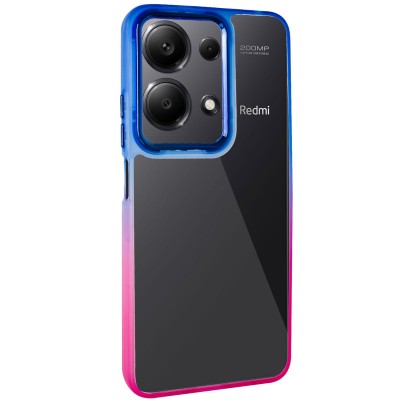 Чохол TPU+PC Fresh sip series для Xiaomi Redmi Note 13 Pro 4G / Poco M6 Pro 4G Рожевий / Синій