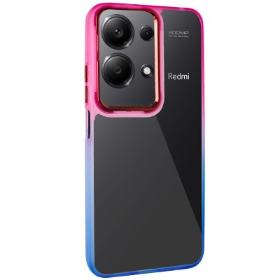 Чохол TPU+PC Fresh sip series для Xiaomi Redmi Note 13 Pro 4G / Poco M6 Pro 4G Синій / Рожевий