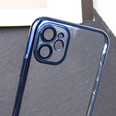 Чохол TPU+PC Glittershine для Apple iPhone 12 (6.1") Dark Blue