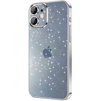 Чохол TPU+PC Glittershine для Apple iPhone 12 (6.1") Silver