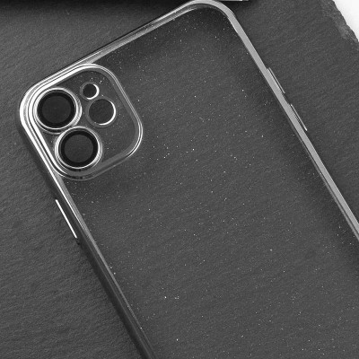 Чохол TPU+PC Glittershine для Apple iPhone 12 (6.1") Silver