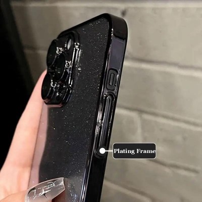 Чохол TPU+PC Glittershine для Apple iPhone 12 Pro (6.1") Black Чохол TPU+PC Glittershine для Apple iPhone 12 Pro (6.1") Black